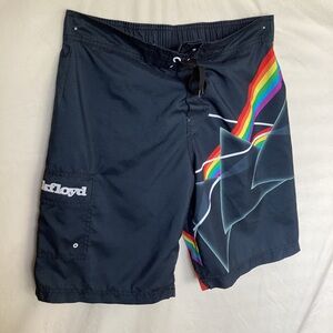 Pink Floyd dark side of the moon swim trunks